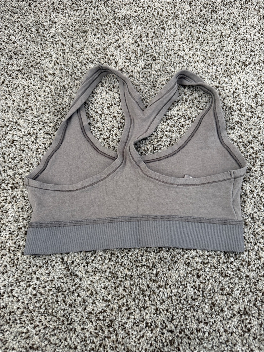 Skims Gray Racerback Bralette - Picture 3 of 4